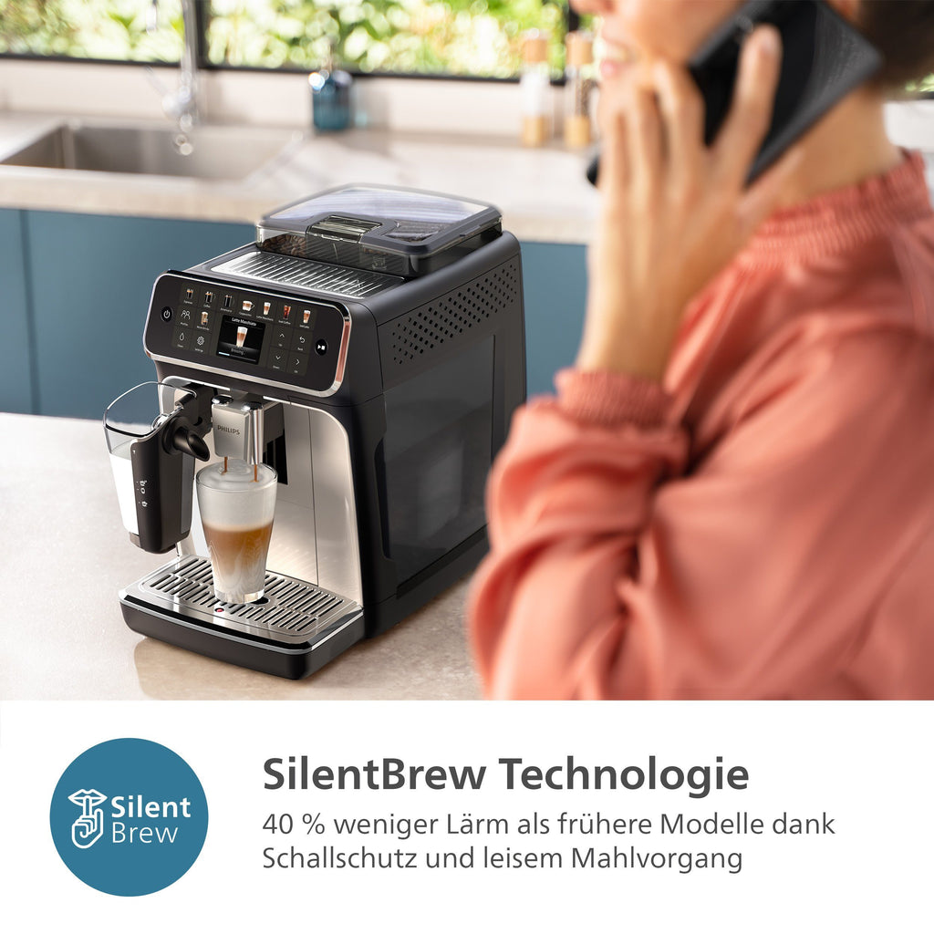 PHILIPS Kaffeevollautomat EP5544/50 5500 Series, 20 Kaffeespezialitäten